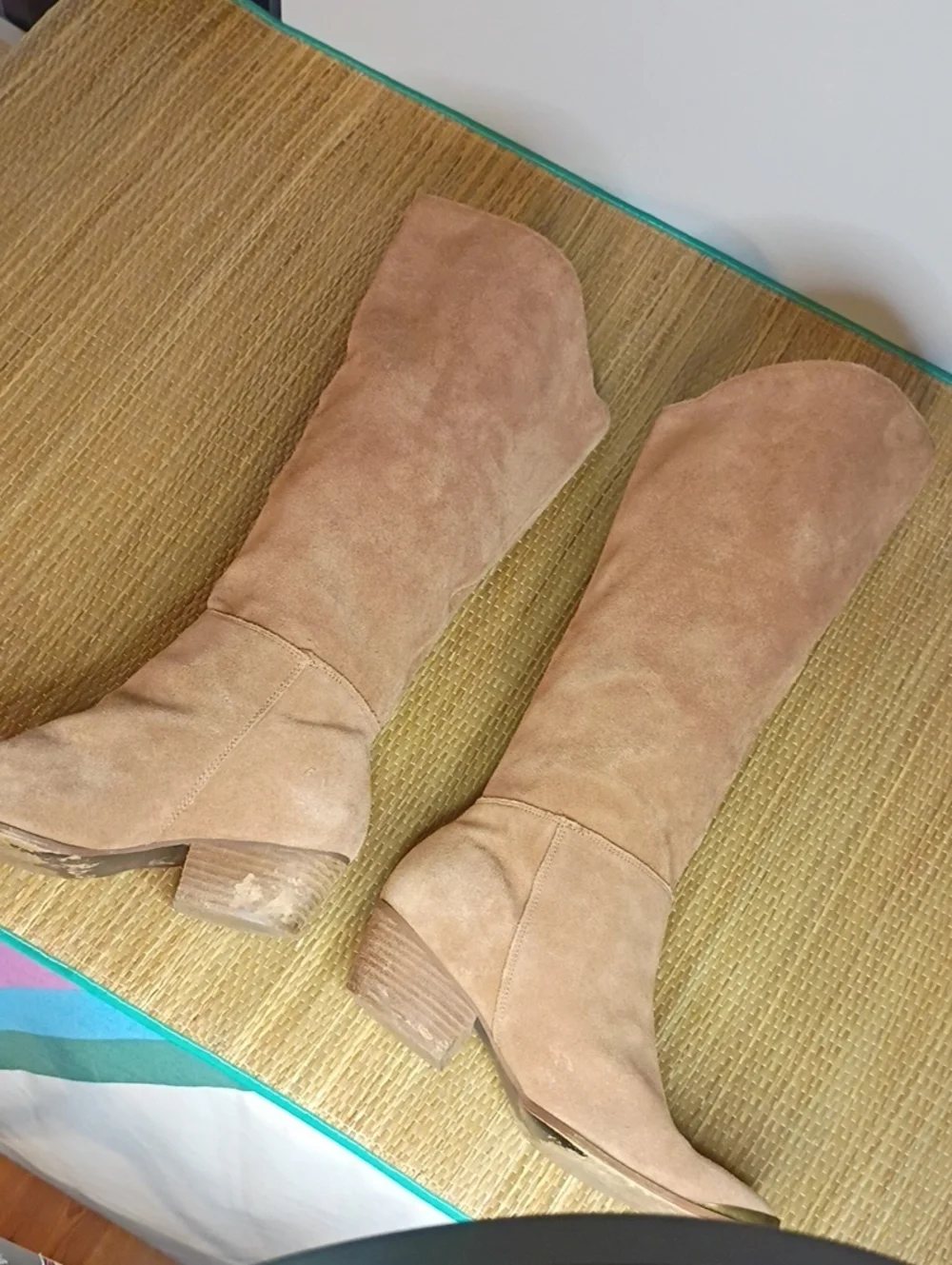 Chinese Laundry Tall Suede Over-the-Knee Boots in Tan
